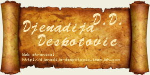 Đenadija Despotović vizit kartica